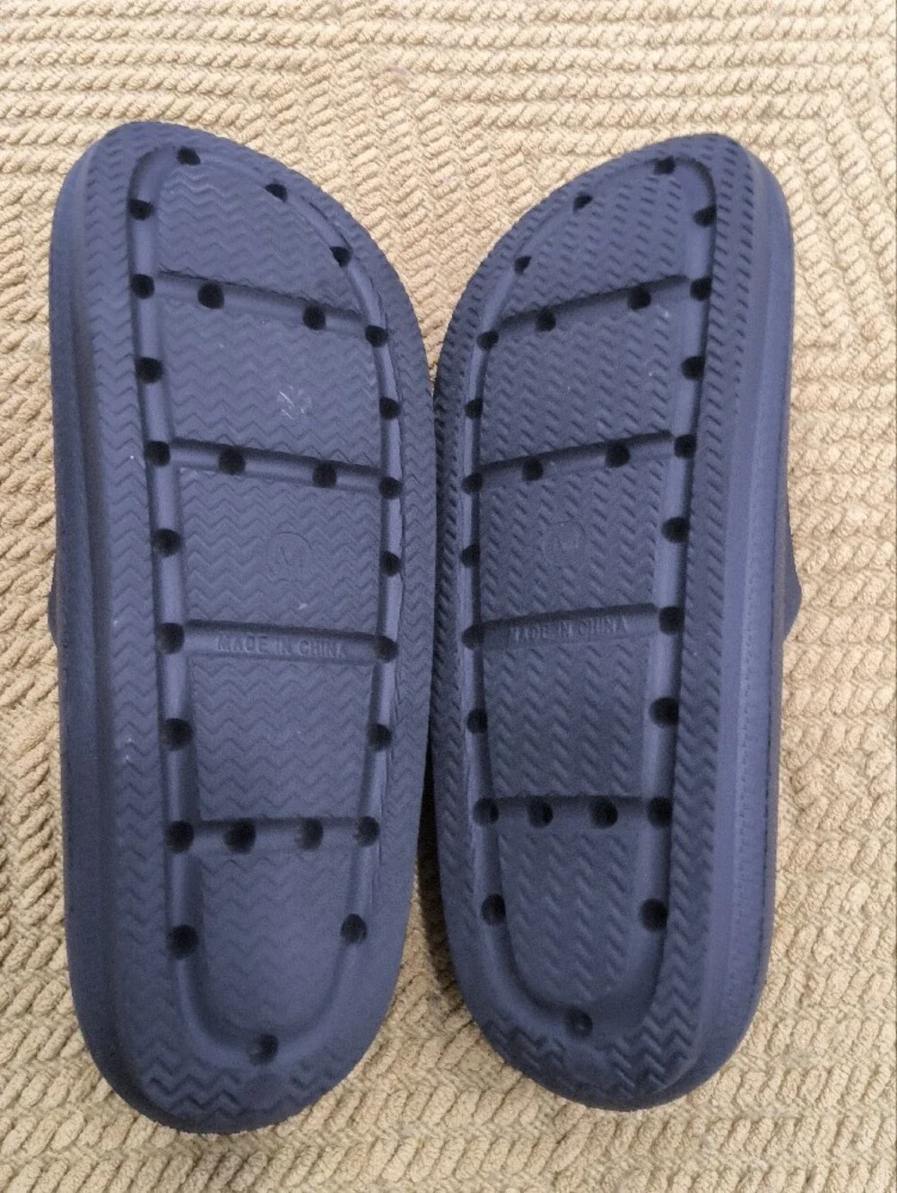 Men's Black Slide Sandals - Lightweight Everyday Comfort
